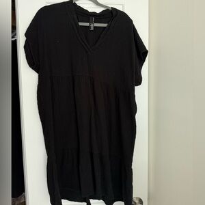 bobi Black Tunic Top for Women